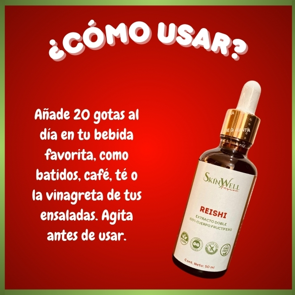 Extracto de Reishi Adaptógeno | Sistema Inmunológico | 50 ml