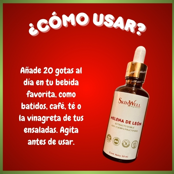 Melena de León Adaptógeno | Función cognitiva | 50 ml