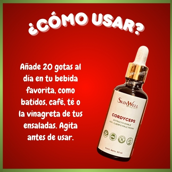 Extracto Cordyceps Adaptógeno | Rendimiento Físico | 50 ml
