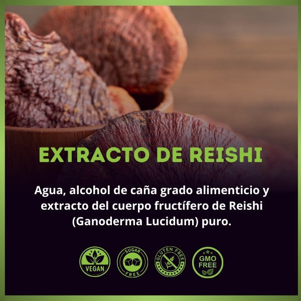 Extracto de Reishi Adaptógeno | Sistema Inmunológico | 50 ml