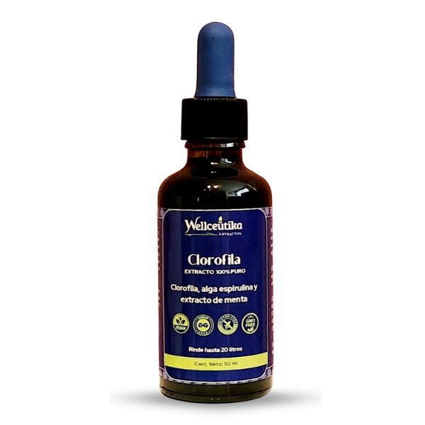 Extracto de Clorofila con Espirulina y Menta | 50 ml
