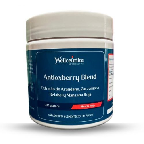 Extracto de Arándano, Zarzamora, Betabel y Manzana roja | Antioxidante | 300 mg.