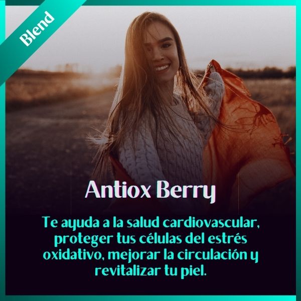 Extracto de Arándano, Zarzamora, Betabel y Manzana roja | Antioxidante | 300 mg.