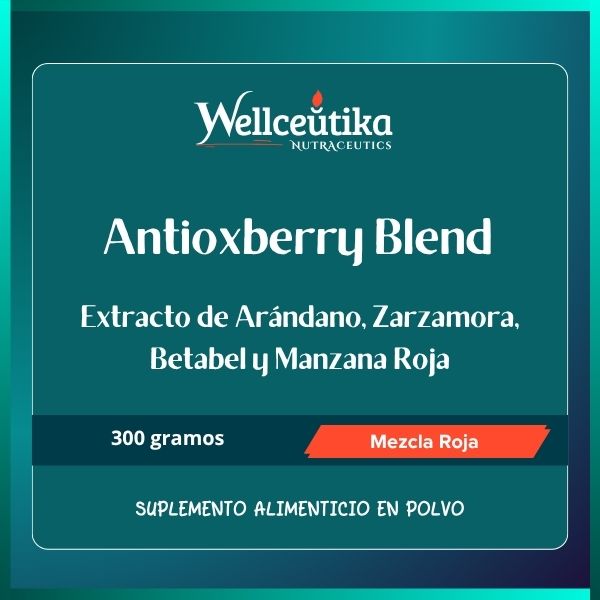 Extracto de Arándano, Zarzamora, Betabel y Manzana roja | Antioxidante | 300 mg.