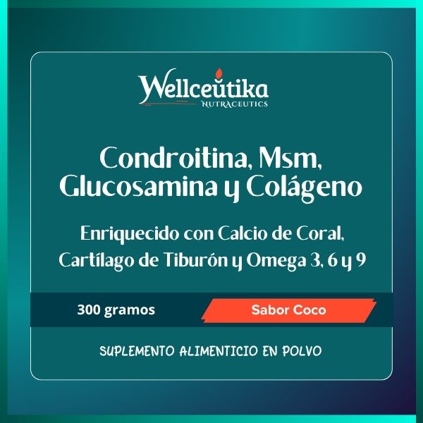 Glucosamina + Condroitina + MSM + Colágeno | Salud Articular y Cartílago | 300 g