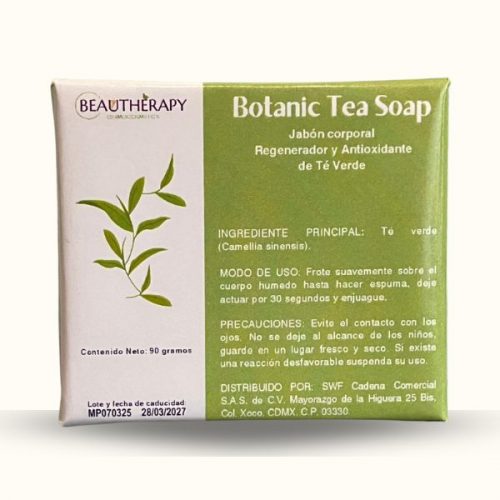 Botanic Tea Soap | Jabón corporal Antioxidante de Té verde | 90 g