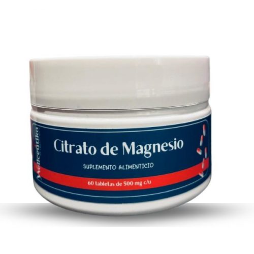 Citrato De Magnesio | Muscular | Digestivo | 500 mg | 60 tbs