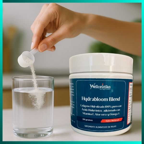 Colágeno, Ácido Hialurónico, Vitamina E y Omega 3 | Hidratación y Firmeza Celular | 300 mg