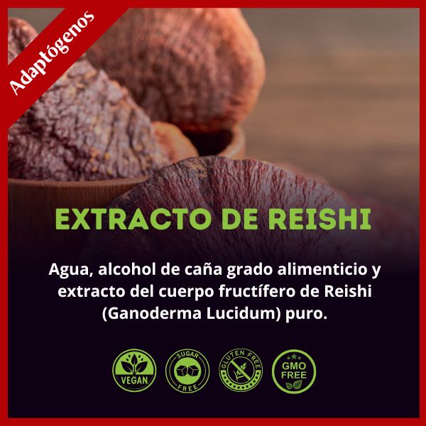Extracto Líquido de Hongo Reishi | Sistema Inmunológico | 30 ml