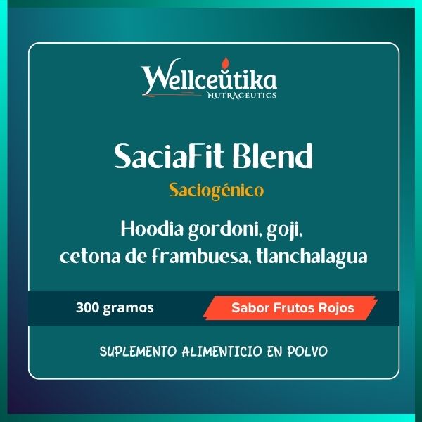 Saciogénico Natural con Hoodia, Goji y Cetona de Frambuesa | Control de Apetito y Saciedad | 300 mg