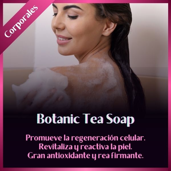 Botanic Tea Soap | Jabón corporal Antioxidante de Té verde | 90 g