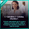 L-Glutatión + L-Cisteína + Vitamina C | Antioxidante Avanzado, Detox Celular, Anti-Edad e Inmunidad | 30 caps.