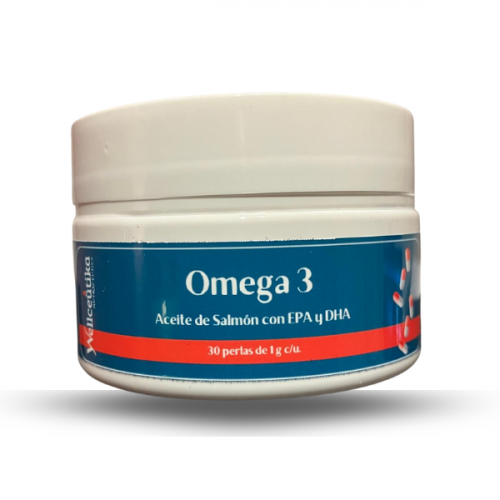 Omega 3 de Aceite de Salmón con DHA y EPA | 30 perlas