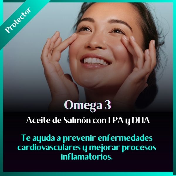 Omega 3 de Aceite de Salmón con DHA y EPA | 30 perlas